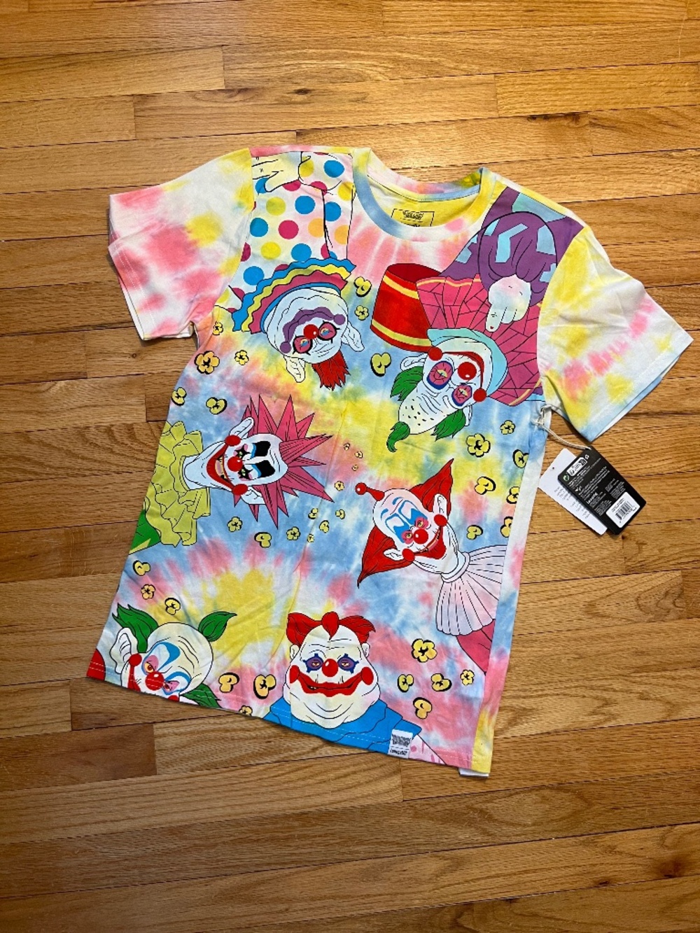 Loungefly Killer Klowns tie dye tee